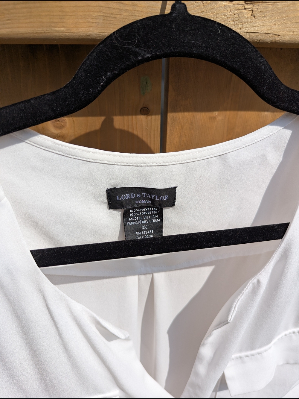 Plus Sized Split Neck Utility Blouse Roll Sleeve Minimalist Office Siren Blouse - Picture 10 of 17